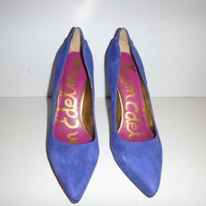 Sam Elderment Light Purple Suede Heels